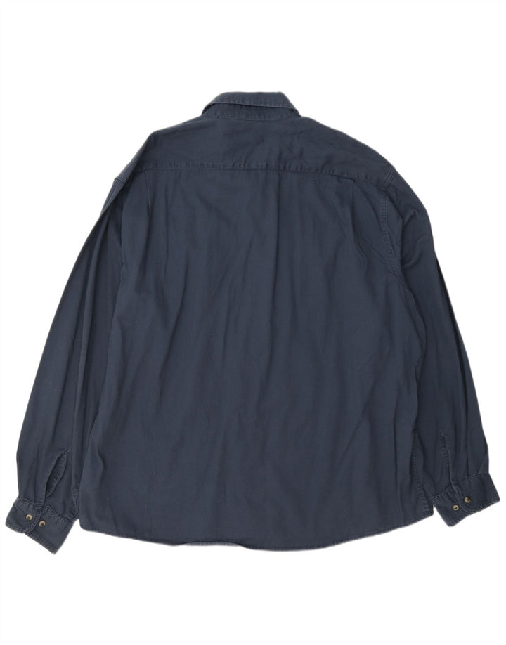 Wrangler Camisa Hombre 2XL Azul Marino Algodón