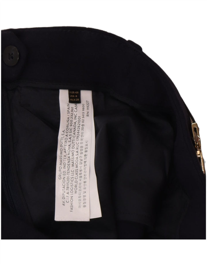 MASSIMO DUTTI Pantalón Chino Mujer EU 40 Medium W30 L28 Azul Marino