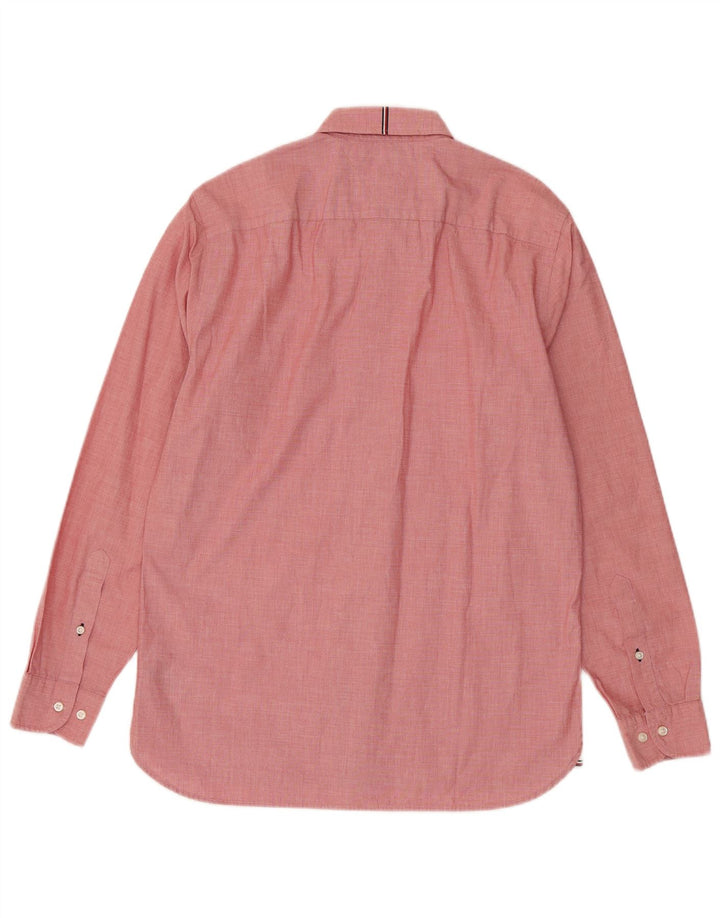 Tommy Hilfiger Camisa Regular Fit De Algodón Rosa Medio | Hombre