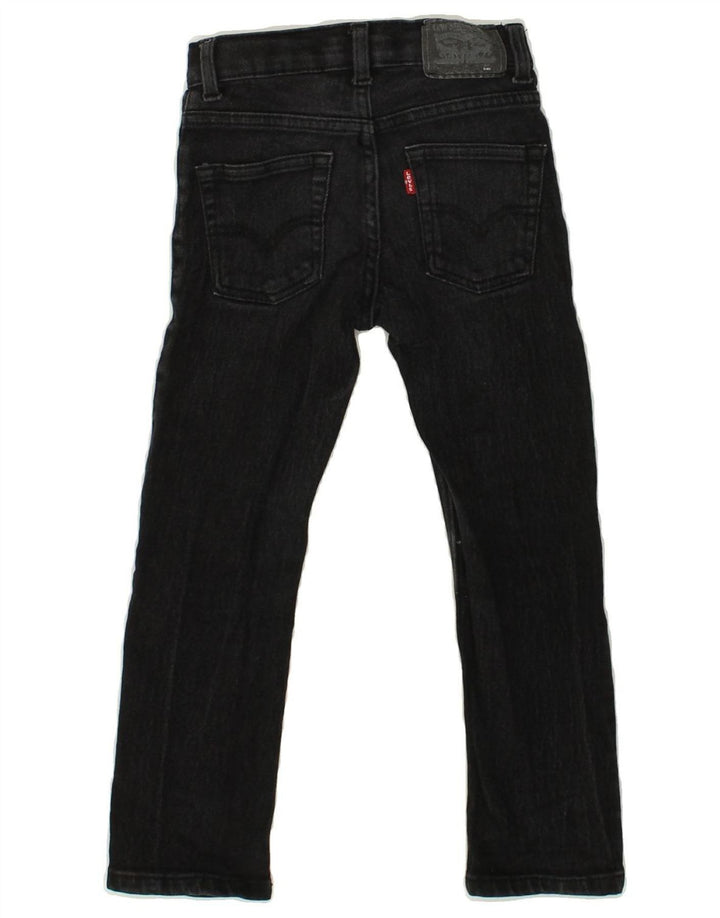 LEVI'S Girls Slim Jeans 5-6 Years W22 L19  Black Cotton | Vintage Levi's | Thrift | Second-Hand Levi's | Used Clothing | Messina Hembry 