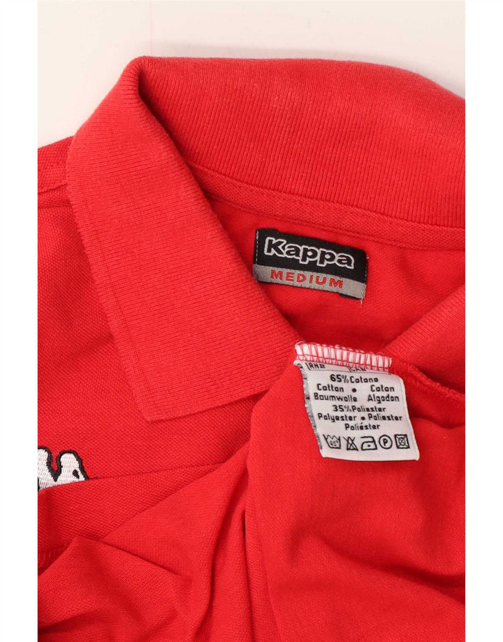 Polo Kappa Hombre Algodón Rojo Medio