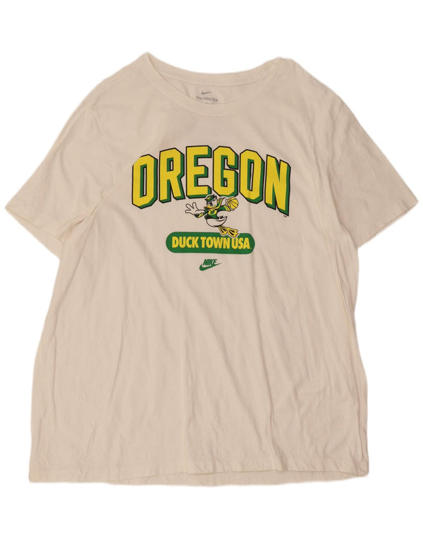 Nike Camiseta gráfica para hombre Top 2XL Blanco