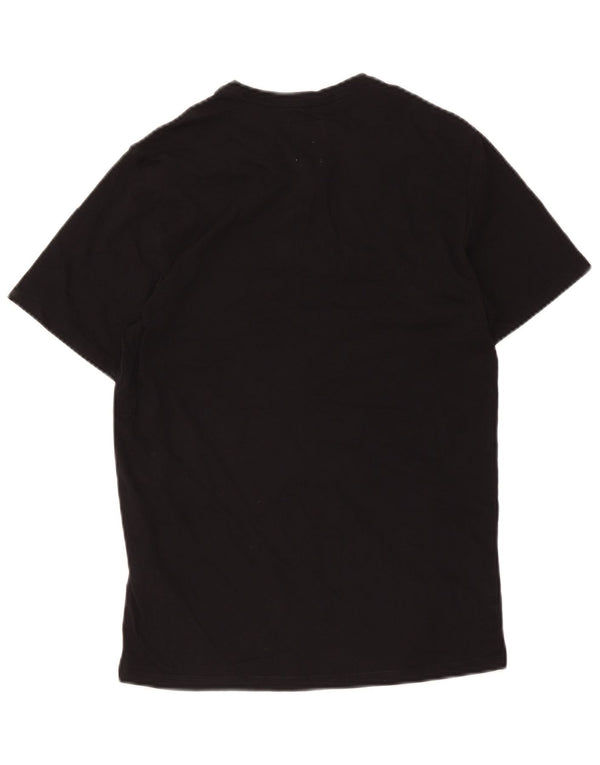 Guess Camiseta gráfica para hombre Top UK 34 XS Algodón negro