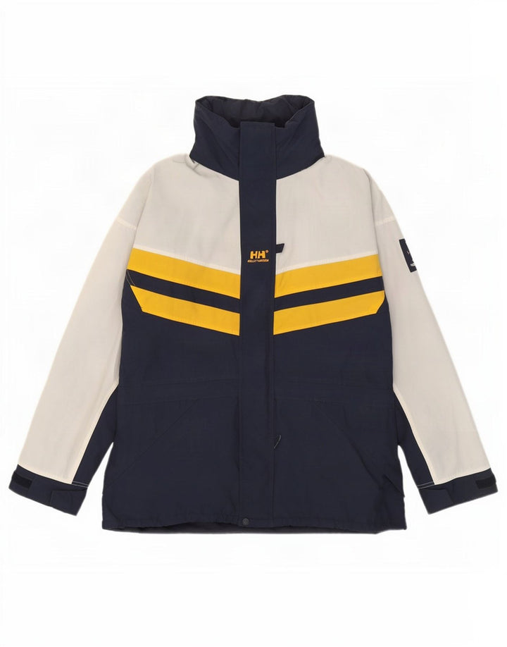 Helly Hansen Chaqueta cortavientos para hombre UK 38 Medium Azul marino Colorblock