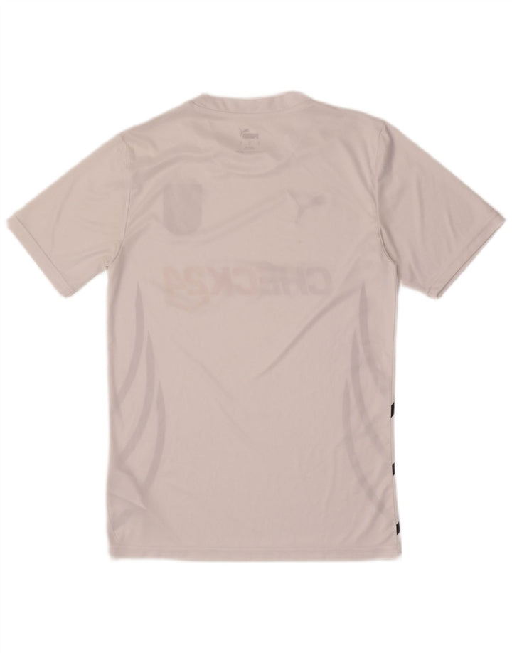 Puma Camiseta Deutshland Graphic para hombre Top Small White Colourblock Poliéster