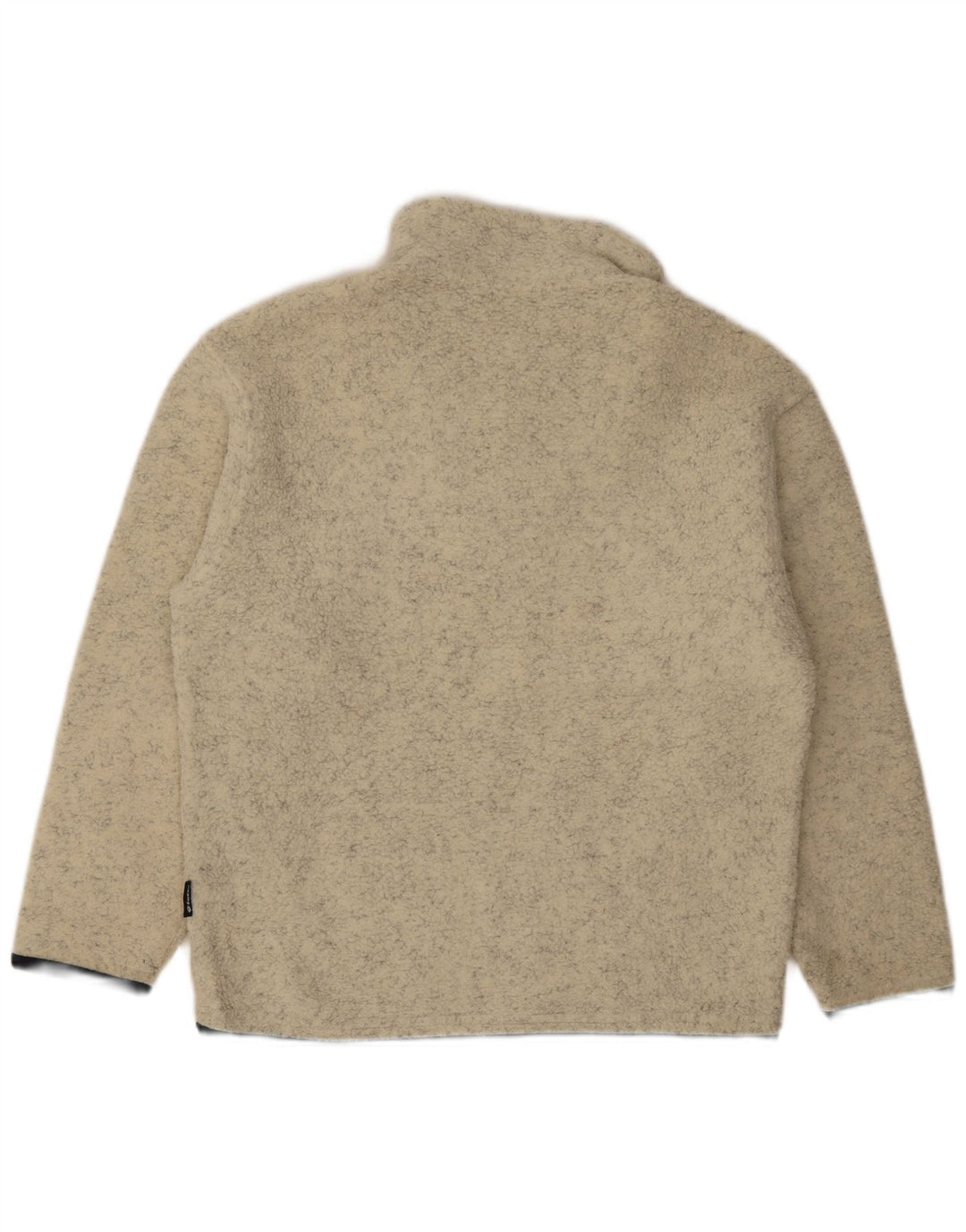 Lotto Hombre Jersey De Forro Polar Con Cremallera Y Cuello Pequeño Poliéster Moteado Beige