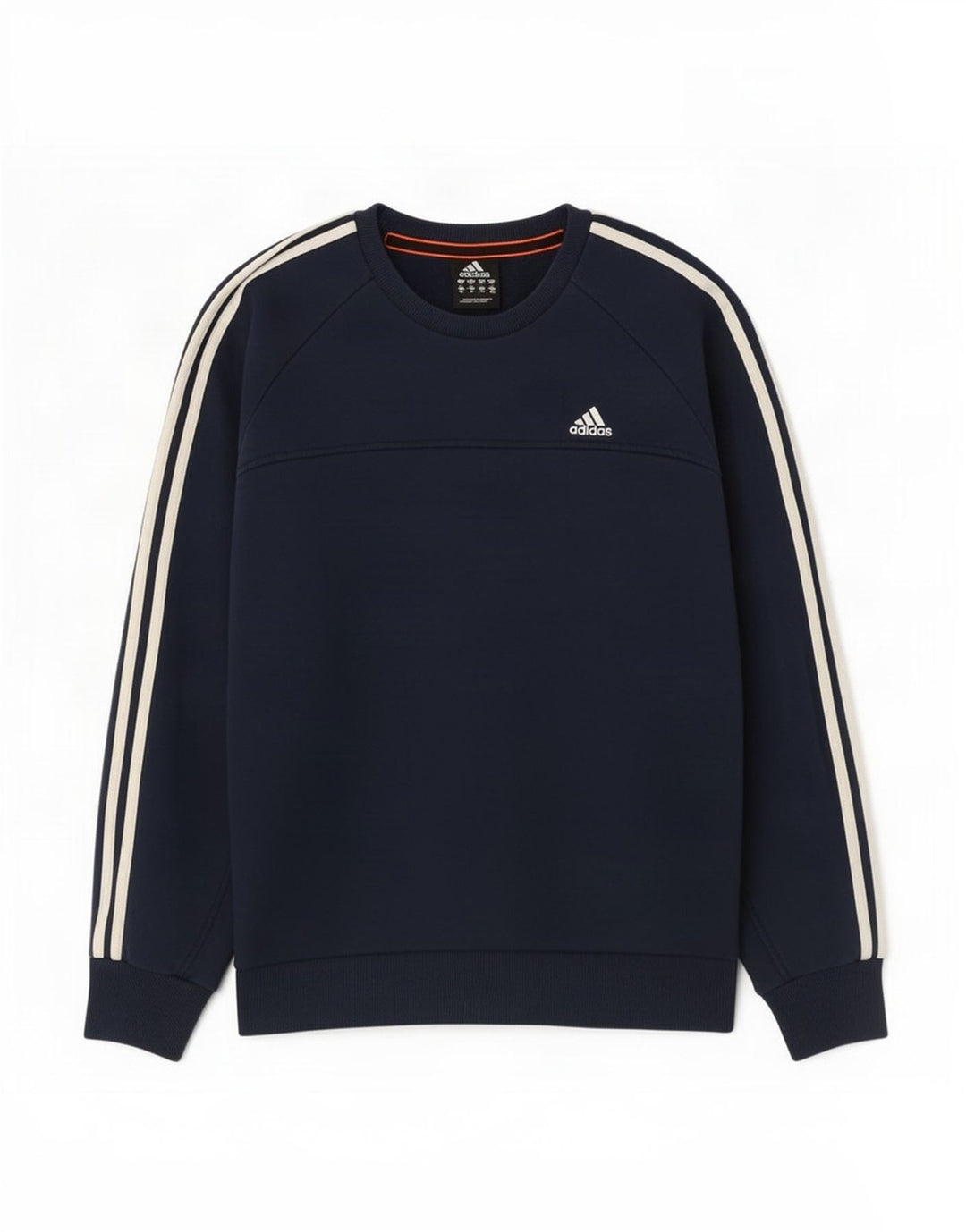 Adidas Hombre Sudadera Jumper Medium Azul Marino Algodón
