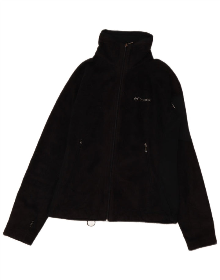 Columbia Chaqueta polar intercambiable para mujer UK 10 Small Poliéster negro