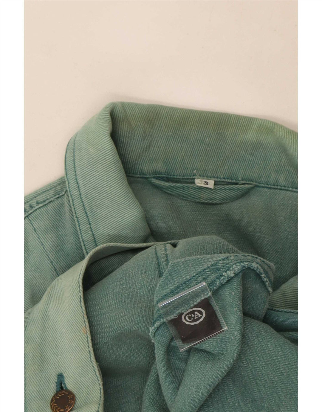 C&A Chaleco vaquero para hombre UK 36 Pequeño Algodón azul