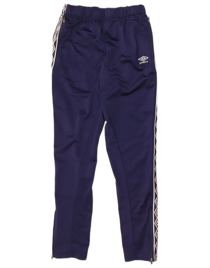 Umbro Hombre Pantalones De Chándal Gráfico Grande Poliéster Azul Marino
