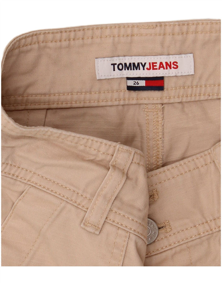 Tommy Hilfiger Shorts Cargo De Tiro Alto Para Mujer W26 Small Beige