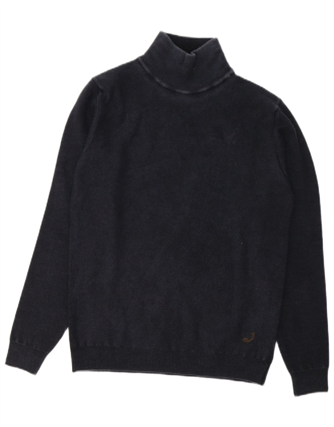 Jacob Cohen Jersey de cuello alto para hombre de lana azul marino mediano