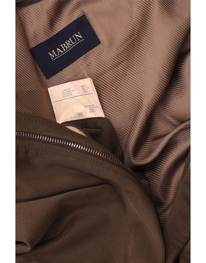 Mabrun Chaqueta utilitaria para hombre IT 56 3XL Algodón marrón