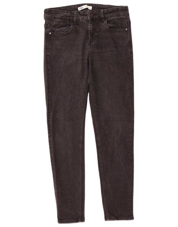 Zara Vaqueros pitillo para mujer EU 38 Small W28 L28 Gris