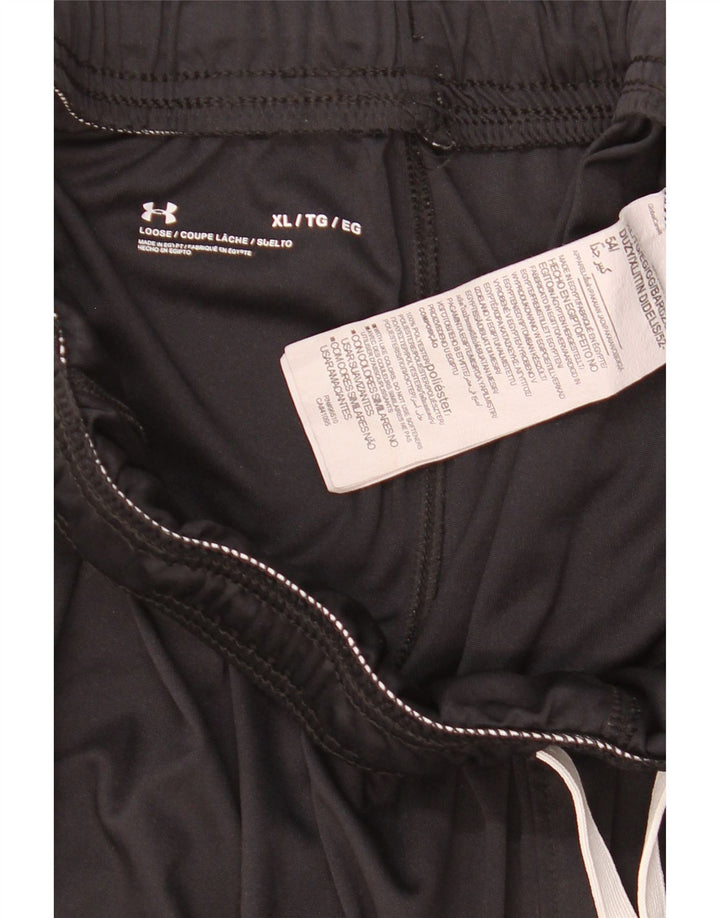 Under Armour Pantalones cortos deportivos para hombre poliéster negro grande