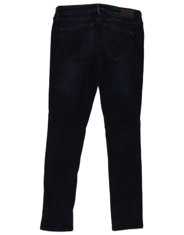 Tommy Hilfiger Vaqueros pitillo de cintura baja para mujer W30 L30 Algodón azul marino