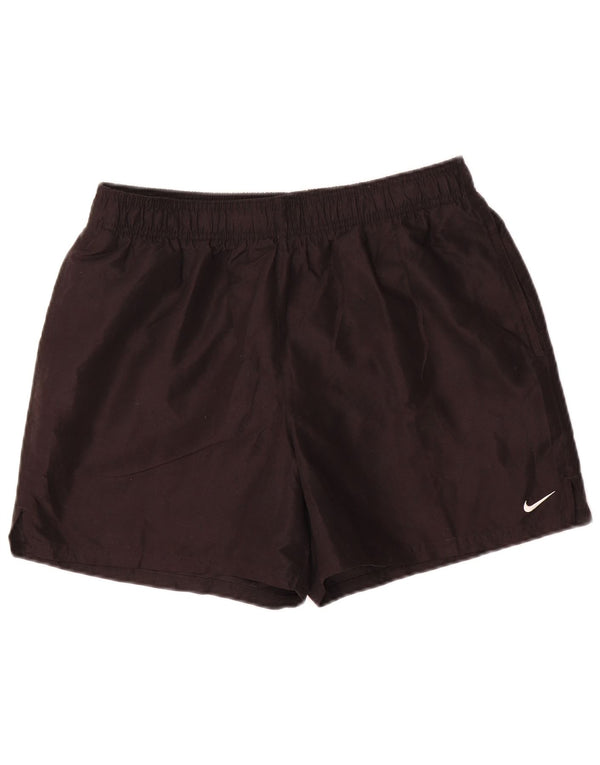Nike - Pantalones cortos deportivos para hombre, talla grande, poliéster negro