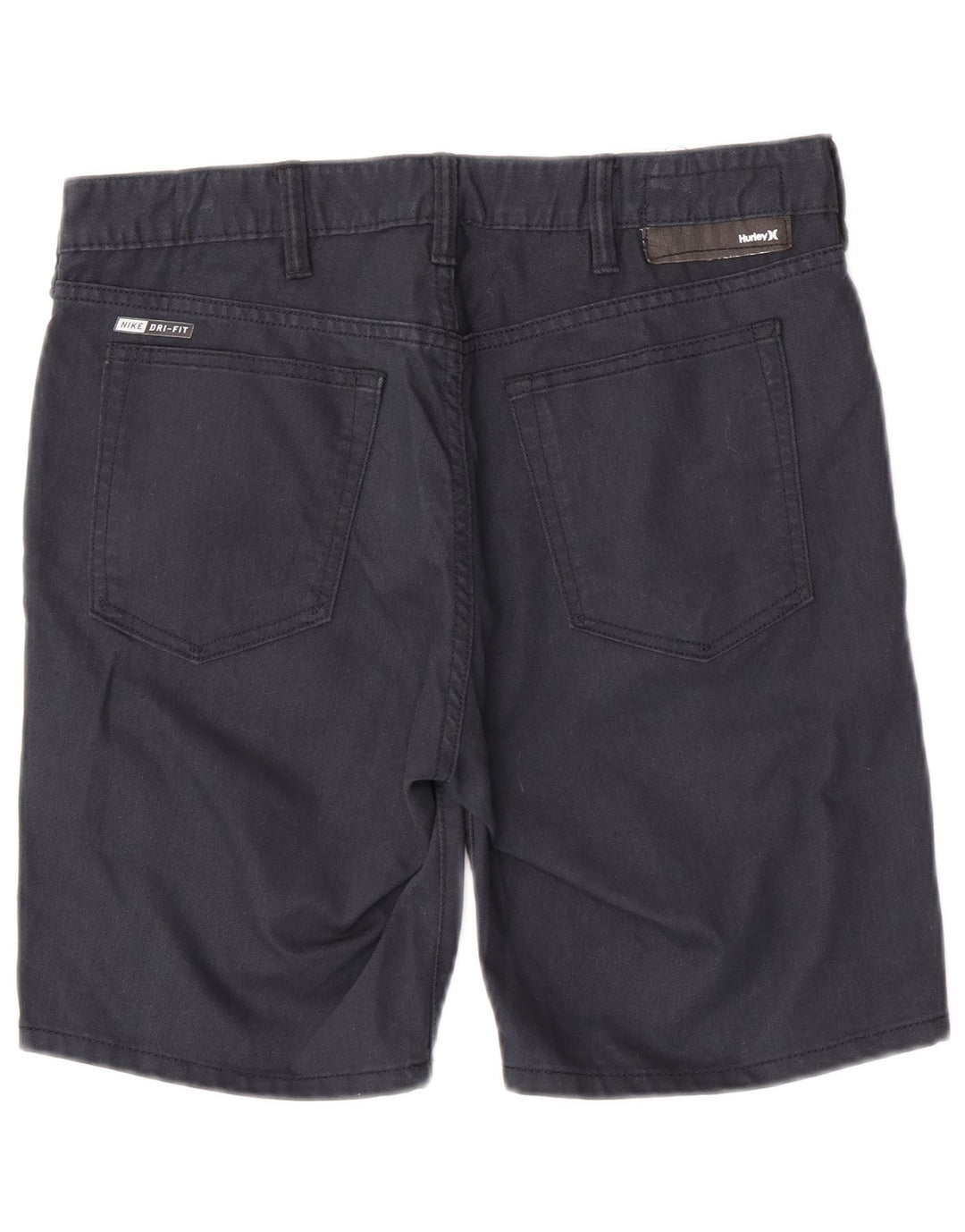 Hurley Shorts Casuales Para Hombre W32 Algodón Azul Marino Medio