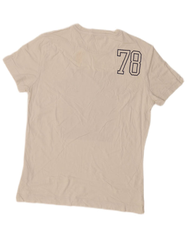 Calvin Klein Jeans - Camiseta gráfica para hombre, parte superior de algodón blanco mediano