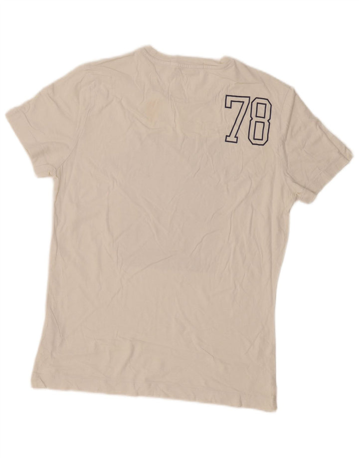 Calvin Klein Jeans - Camiseta gráfica para hombre, parte superior de algodón blanco mediano