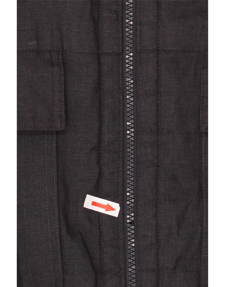 Adidas Chaqueta utilitaria para hombre Reino Unido 44/46 Grande Poliéster negro