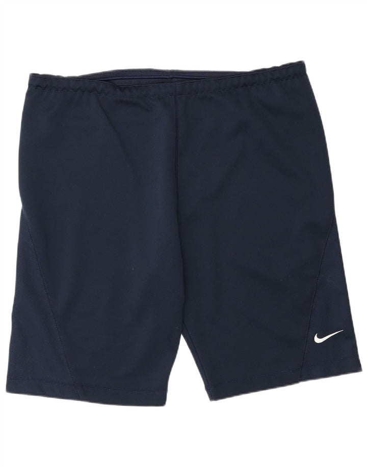 Nike - Pantalones cortos deportivos para hombre, talla grande, azul marino
