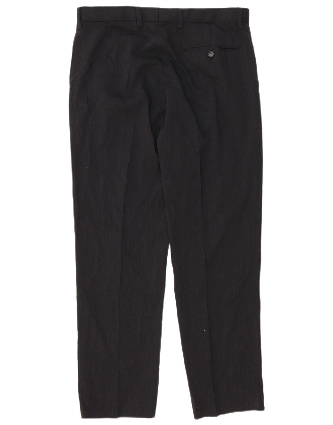 Marks & Spencer Pantalones de traje rectos regulares para mujer W32 L29 Negro