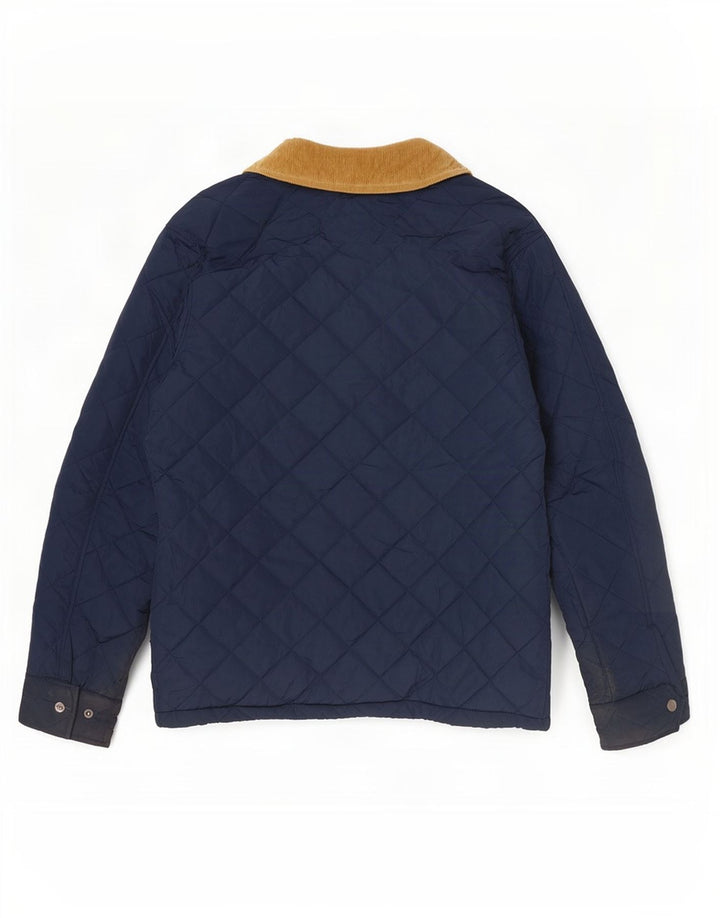 Crew Clothing Chaqueta acolchada para hombre UK 36 Small Azul marino Poliéster