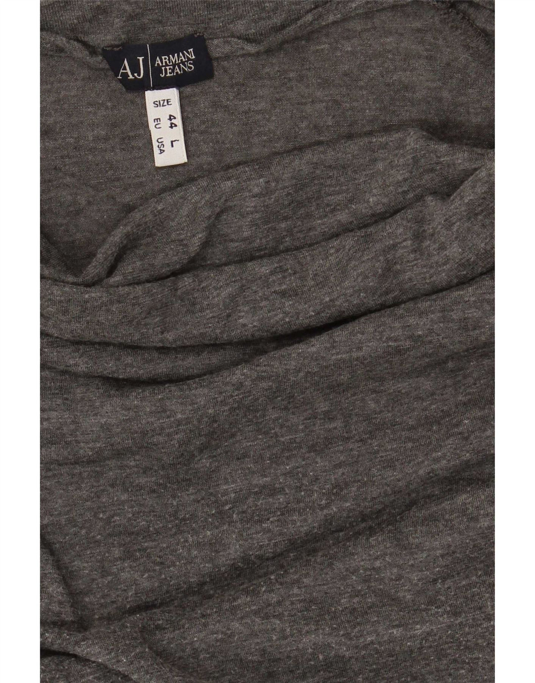 Armani Jeans Mujer Top Manga Larga EU 44 XL Gris Algodón