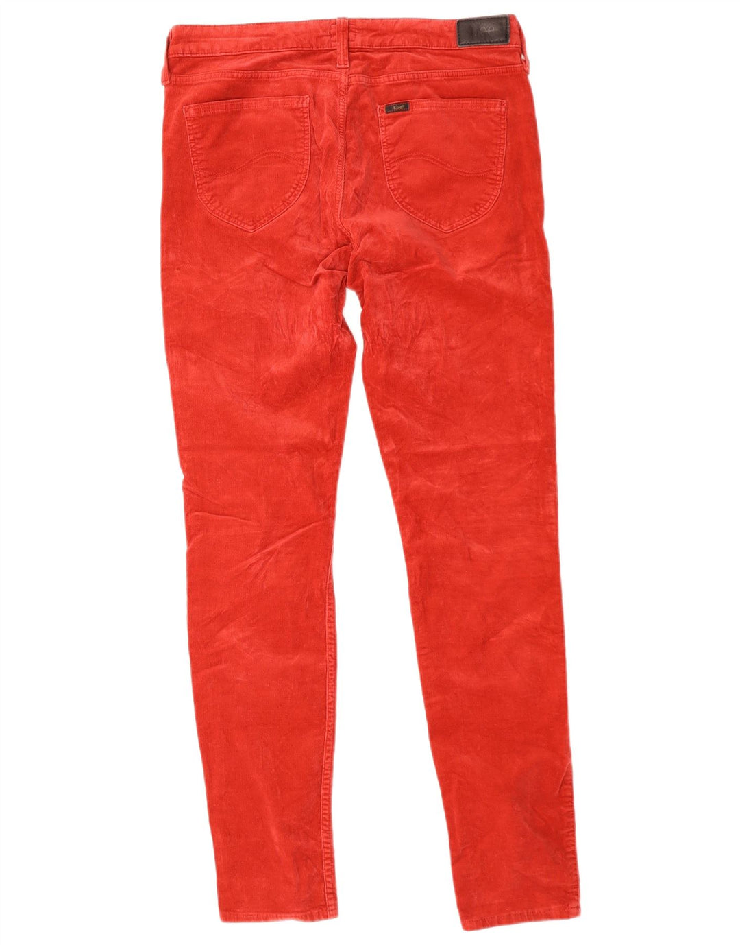 LEE Pantalones de pana ajustados Scarlett para mujer W31 L33 Algodón rojo