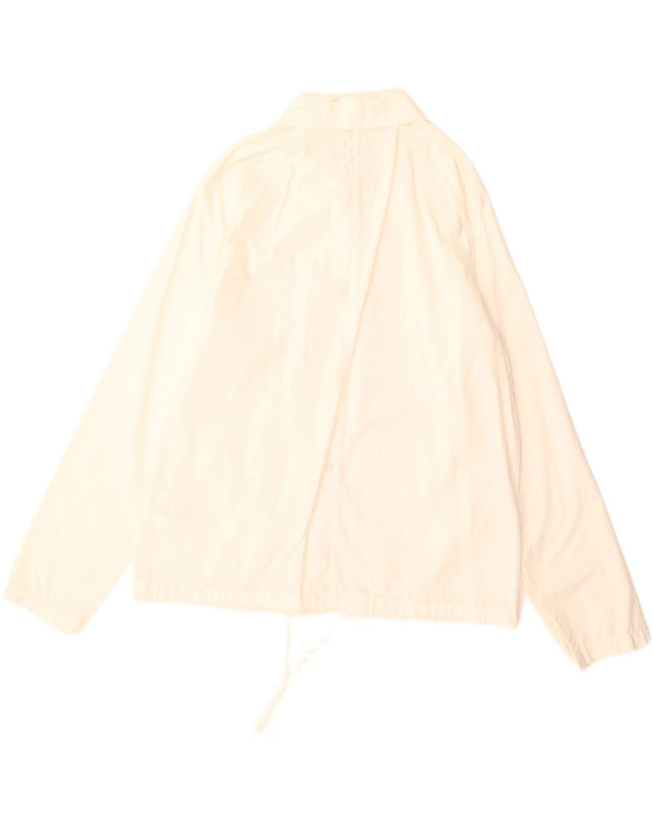 Vans Chaqueta Bomber para Mujer UK 10 Small White Cotton