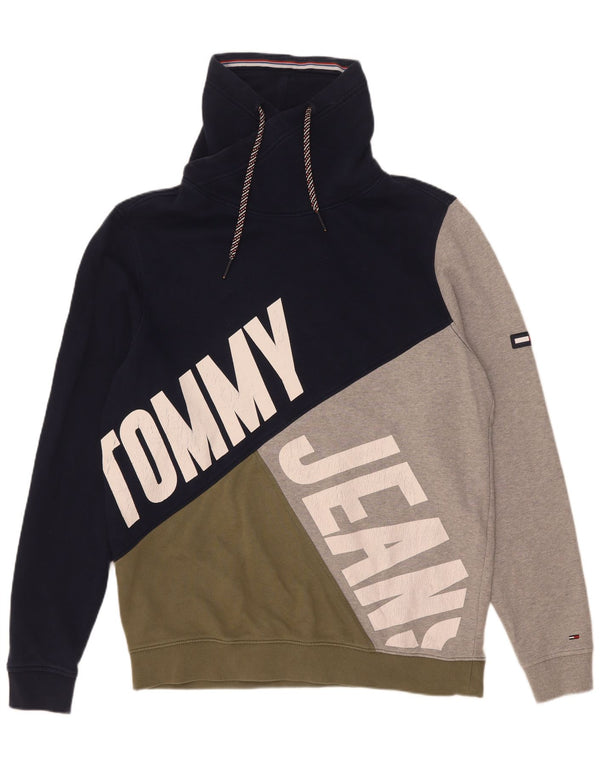 Tommy Hilfiger Mens Graphic Sweatshirt Jumper XL Multicoloured Colourblock