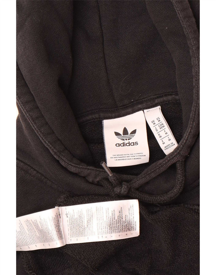 Adidas Hombre Sudadera Con Capucha Jumper Medium Negro Algodón