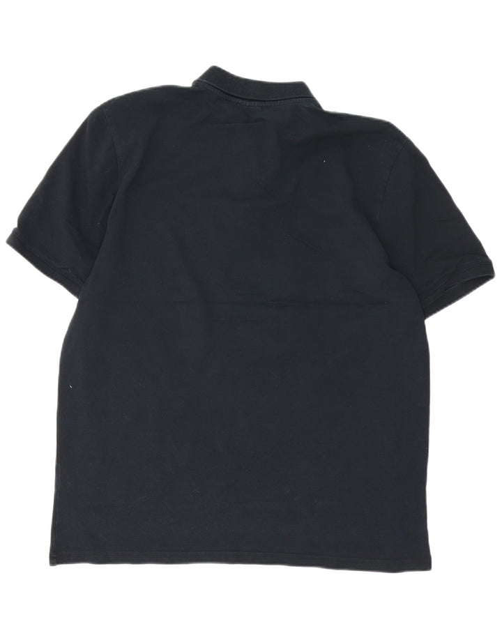 Polo Erima Hombre XL Algodón Negro