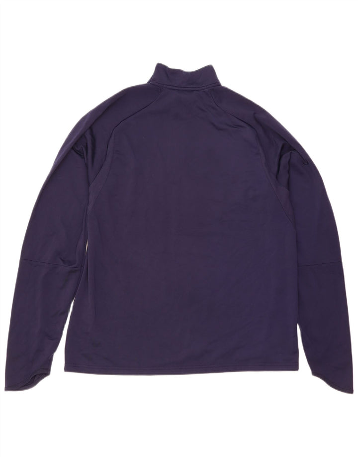 Puma Hombre Zip Neck Jersey Chándal Top XL Azul Marino Poliéster
