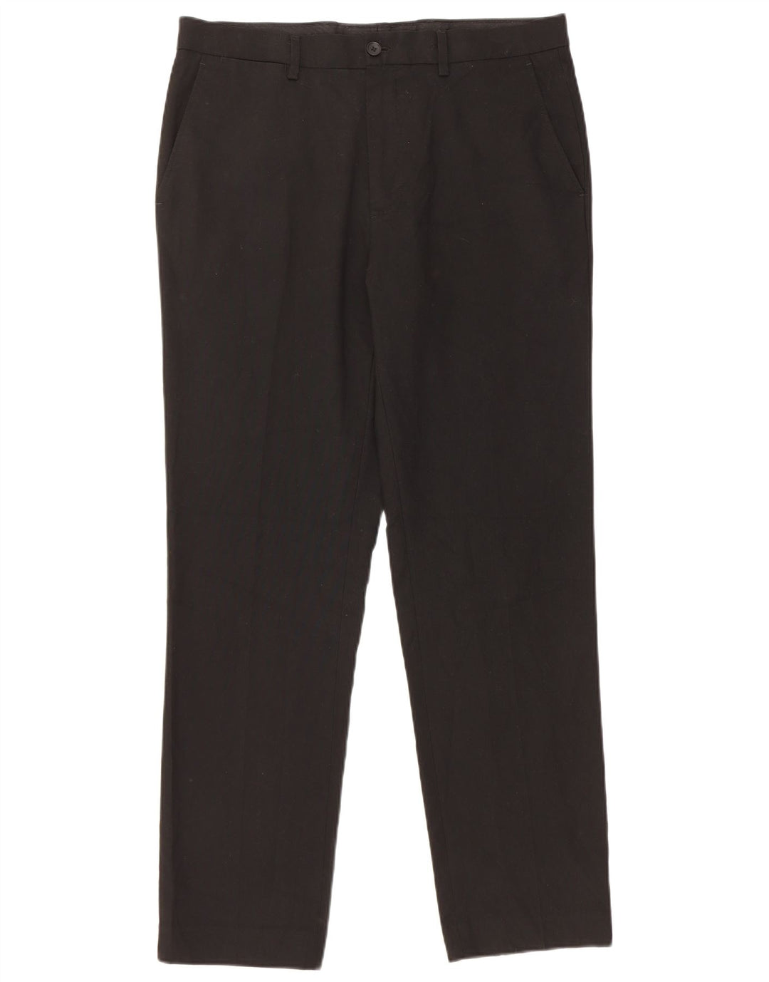 MARKS & SPENCER Pantalón chino slim fit para hombre W34 L31 Poliéster negro