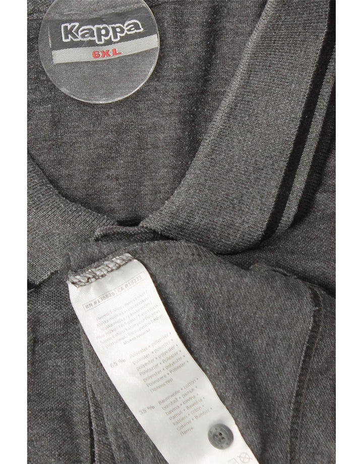 KAPPA Polo Hombre 6XL Gris Poliéster