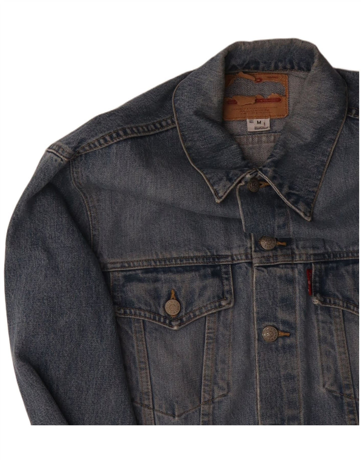 LEVI'S Chaqueta vaquera para hombre UK 38 Algodón azul medio