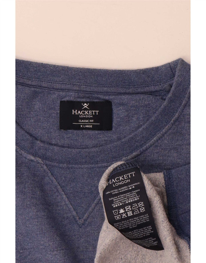 Hackett Hombre Sudadera Jumper XL Azul Algodón