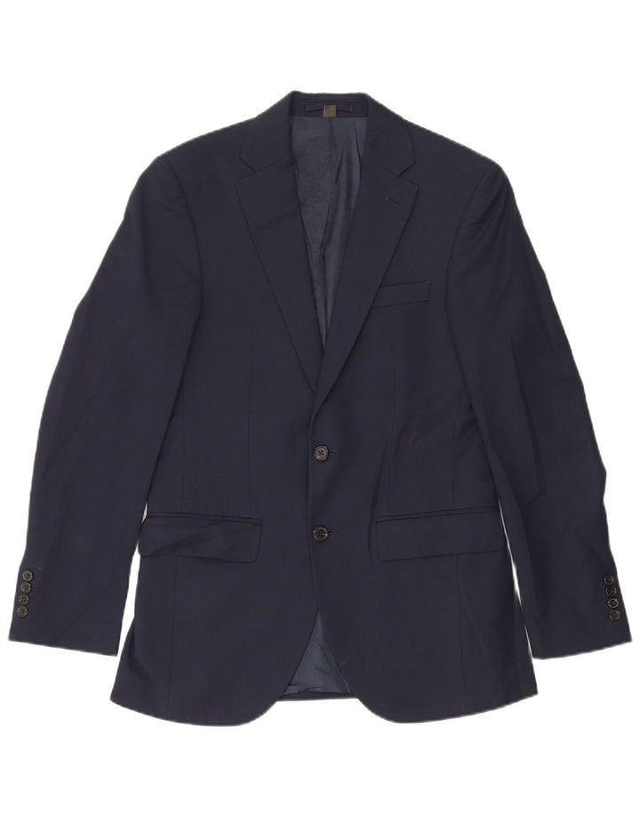 Marks & Spencer Chaqueta tipo blazer de corte regular para hombre UK 36 Small Azul marino
