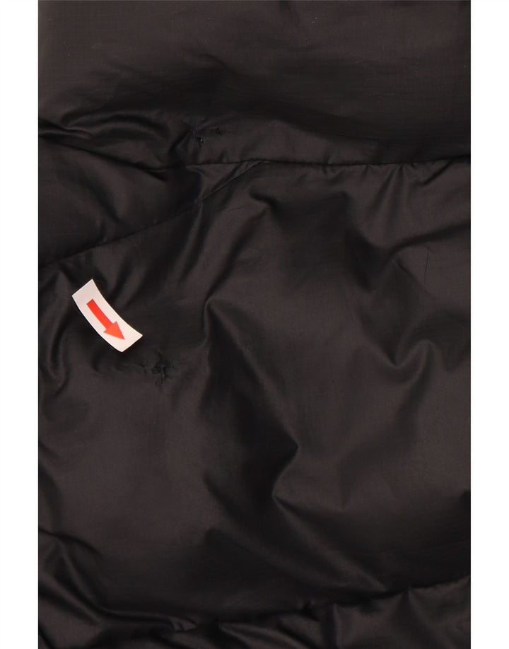Columbia Chaqueta acolchada corta para mujer UK 10 Small Poliéster azul marino
