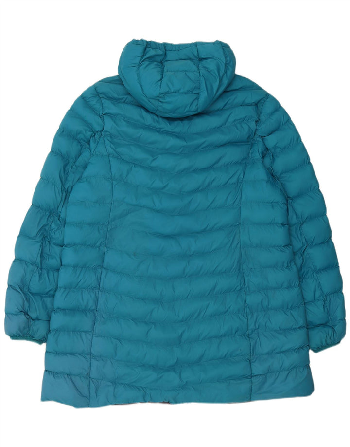 Abrigo acolchado con capucha para mujer Mountain Warehouse ES 39 2XL Poliéster azul