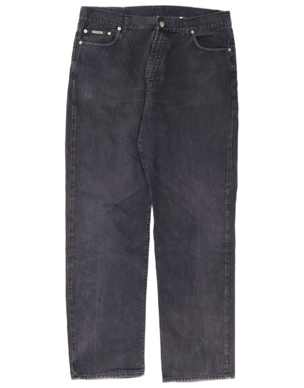 Calvin Klein Jeans rectos para hombre W38 L32 Algodón azul marino