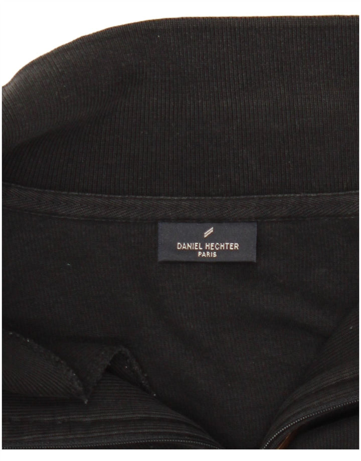 DANIEL HECHTER Mens Paris Roll Neck Sudadera Jumper IT 52 Grande Negro