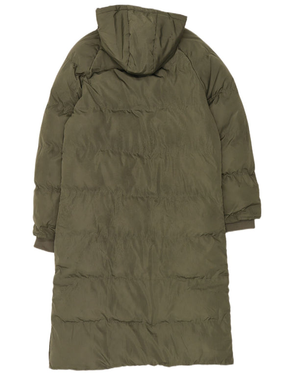 Bench Womens Hooded Oversized Padded Coat UK 16 Large  Khaki Polyester