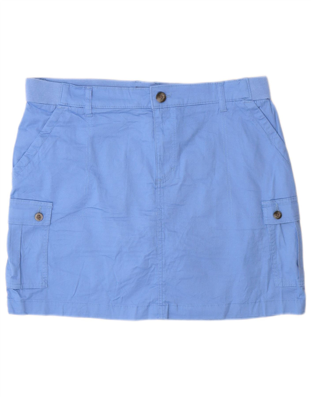 Lee Mini Falda Cargo para Mujer US 16 2XL W36 Algodón Azul