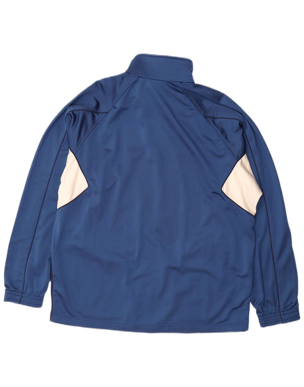 Diadora Hombre Chándal Top Chaqueta 2XL Azul Colorblock Poliéster