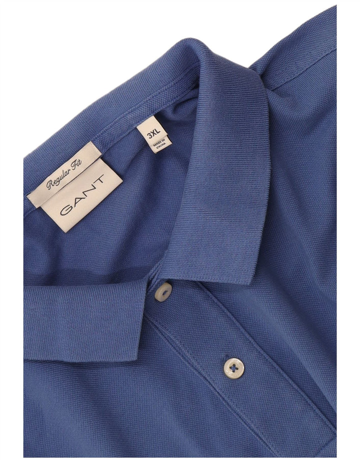Gant Polo De Corte Regular Para Hombre 3XL Azul