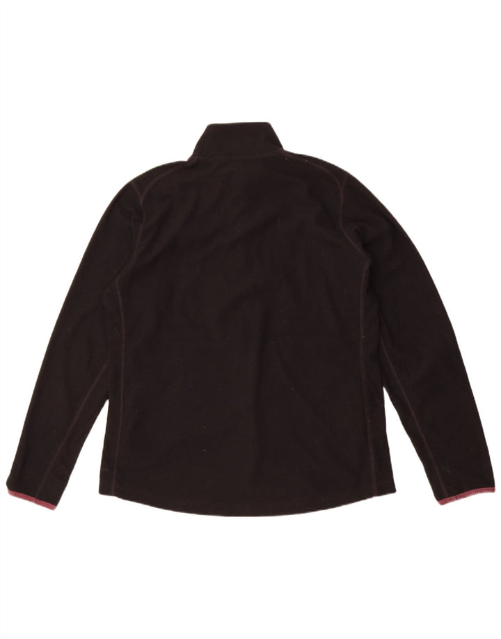 Rohan Mujer Chándal Top Chaqueta UK 40 Grande Poliéster Negro