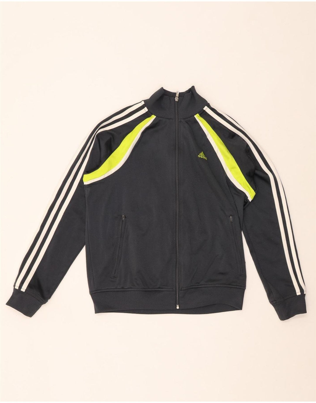 ADIDAS Chaqueta de chándal para niño 13-14 años Gris Poliéster color block